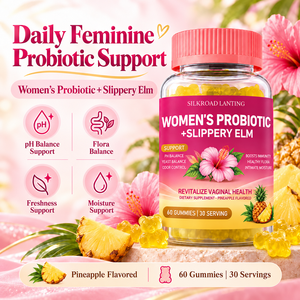 Gomitas Probióticas Femeninas con Fórmula Personalizada y Olmo Resbaladizo para la Comodidad Íntima de la Mujer, Suplemento en Gomitas de Marca Privada - Product Image 6