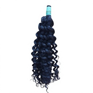 Paquetes de Cabello Rizado de Lujo al por Mayor en Línea para Distribuidores - Cabello Remy Virgen Indio 100% Calidad 12A 100g/pieza Permanente - Product Image 1