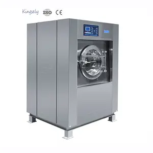 Máquina de lavar roupa comercial de aço inoxidável industrial 20kg para lavanderia de hotéis por atacado Máquina de lavar roupa automática 20kg