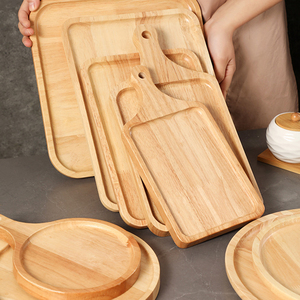 Tagliere in Legno Spesso per Cucina, Vassoio per Servire Formaggi, Salumi, Bistecche, Pizza e Pane, con Manico - Product Image 2