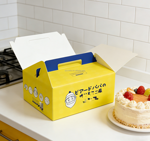 Caja Inclinada Ecológica y Reciclable para Mini Galletas y Pasteles, Tamaño 3.5, Diseño Personalizado, Presentación Elegante, Regalo de Panadería - Product Image 4