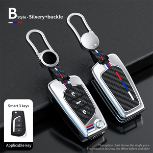 Coque de protection de télécommande pour Toyota Auris Corolla Reiz Avensis Verso Yaris Aygo Rav4 <span class=keywords><strong>Scion</strong></span> TC <span class=keywords><strong>IM</strong></span> <span class=keywords><strong>2017</strong></span> 2016 - Product Image 4