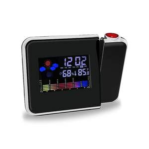 <span class=keywords><strong>Projecteur</strong></span> Affichage Numérique Coloré LCD Électronique Table De Bureau Plafond Projection Alarme Prévisions Météo Horloge - Product Image 6
