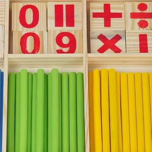 Montessori Math Educational in legno giochi puzzle di apprendimento del numero del bambino bastoni di conteggio aiuti per l'insegnamento giocattoli per bambini ragazzi ragazze - Product Image 3