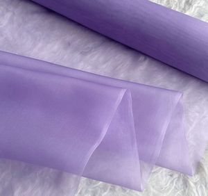 Tissu en organza de soie pure à 100% de haute qualité, tissé traditionnellement, à la mode, à prix avantageux, pour une belle <span class=keywords><strong>robe</strong></span> de mariée - Product Image 4