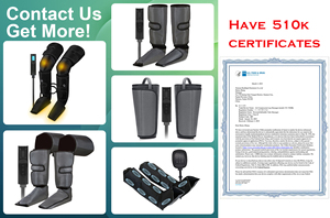 510K Wiederaufladbarer Kabelloser Luftdruck-Elektrischer Beinwärmer Massagegerät für Durchblutung und Muskelentspannung - Product Image 6