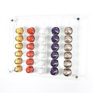 <span class=keywords><strong>Porte</strong></span>-<span class=keywords><strong>capsule</strong></span> de café acrylique <span class=keywords><strong>Transparent</strong></span> chaud support de stockage de capsules de café mural - Product Image 3