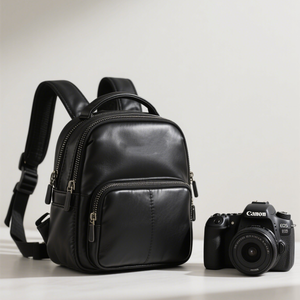 Nhà sản xuất OEM tùy chỉnh chính hãng da bảo vệ máy ảnh DSLR Video Ba lô máy ảnh Túi Ba lô cho đi bộ đường dài cắm trại - Product Image 4