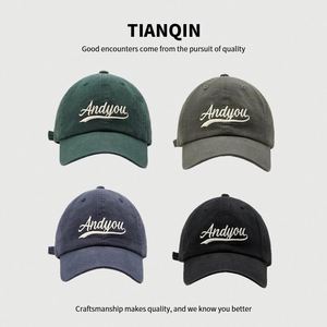 หมวกแก๊ปทรงโค้งผ้าฝ้ายสำหรับกิจกรรมกลางแจ้ง ปรับแต่งได้ แฟชั่นสำหรับสาวออฟฟิศ สไตล์คุณพ่อ - Product Image 3