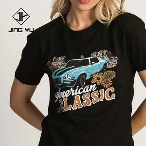 Camisetas Populares para Mujer 2024, Camisetas con Estampado Gráfico Personalizado de Alta Calidad, Camisetas Ajustadas con Cuello Redondo - Product Image 4