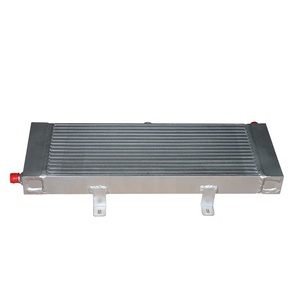 JSY <strong>Custom</strong> Radiator Aluminum Front Mount Turbo <strong>Intercooler</strong> Heat Exchanger New Condition for Infiniti Q50 Q60 2.0 - Product Image 2