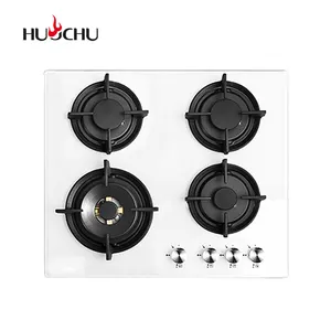 6-8 mm black glass Enamel pot holder 4 aluminum alloy stove heads Household gas stove