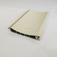Porte roulante extérieure en aluminium résistante au vent, plaque en aluminium épaisse, volet industriel robuste et minimaliste pour supermarché