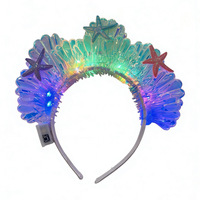 Serre-tête lumineux LED SOLPOP pour fête, carnaval, festival, accessoires de cheveux flamboyants pour femmes
