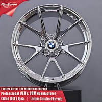 عجلات كروم VS5RS من سبائك الألومنيوم المطروقة مقاس 15-22 بوصة 5x112 5x120 لسيارات BMW G20 G80 G82 F87 ومرسيدس E300 وأودي A4 وتويوتا GR86 أبيكس