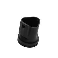 Connecteur Électrique Automobile Noir Scellé Bidirectionnel Durable pour Câblage de Voiture et Camion