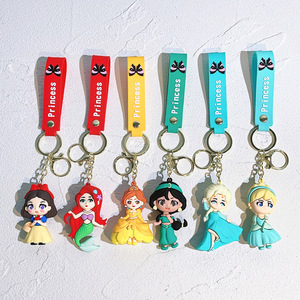 Llavero creativo de <span class=keywords><strong>princesa</strong></span> de alta frialdad, bonito llavero de bolsa de sirena <span class=keywords><strong>blanca</strong></span> nieve Elsa - Product Image 6
