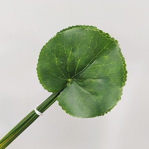 Artificial Lotus Leaf PU Green Indoor Decorative Flower High Simulation For Home Balcony <b>Soft</b> Furnishing - Product Image 1