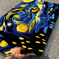 Beliebte hochwertige personal isierte getuftete Teppich benutzer definierte 3D-Design hand gefertigte Teppiche benutzer definierte Geld Rechteck Boden Teppich