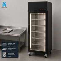 Réfrigérateur de maturation de bœuf BSG630 500L, vitrine de présentation à porte unique pour boucherie et cuisine de restaurant