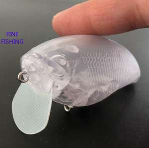 未上漆鱼饵空白曲柄鱼饵鱼饵身体人工鱼饵曲柄鱼饵CN;JIA 12.5G 64MM细湖365 7MM 10 - Product Image 4