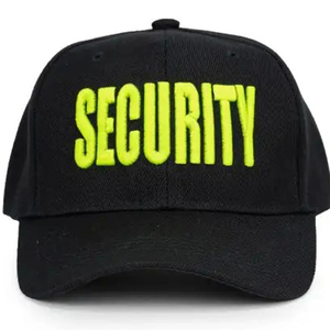 Gorras de Seguridad Personalizadas Bordadas para Hombre 2026, Unisex, de Algodón Terry, Gorras Personalizadas para Guardias de Seguridad y Personal - Product Image 4