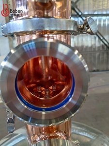 Alambique Multifuncional Boben de 100L, 200L, 300L, Acero Inoxidable 304/Cobre Rojo, con Bomba, Certificación CE, Calentamiento Eléctrico a Vapor, para Brandy - Product Image 6