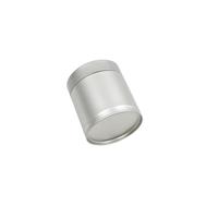 Vente en gros de bocaux métalliques scellés argentés 60*68mm Boîte de conserve vide pour thé café matcha en poudre pour emballage alimentaire