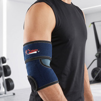 Coudière de fitness en néoprène avec fermeture magnétique, respirante et réglable pour l'entraînement en salle et la protection sportive