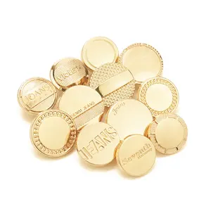 Jinyi Button Factory Custom Vintage Logo Design Classic Metal Zinc Alloy Buttons Jeans Button And Rivets