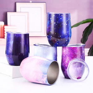 Wholesale 12oz Custom logo Stainless Steel 304 Egg Mugs Tumbler Travel Insulated Beer Tea <b>Coffee</b> Thermo Mug Cup with Lid - Product Image 5