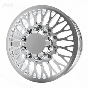 ล้ออัลลอยด์ฟอร์จคู่ขนาด 22x8.25 26x8.25 30x8.25 ขอบ 10x225 ขัดเงา สำหรับรถฟอร์ด F-450 F-550 RAM 4500 5500 รถบรรทุกแบบกำหนดเอง - Product Image 1