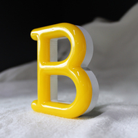 Letrero Acrílico Retroiluminado de 22 mm de Grosor para Panadería, Decoración de Pared, Letras LED 3D con Bordes Redondeados Personalizadas, Logotipo para Fachada de Tienda