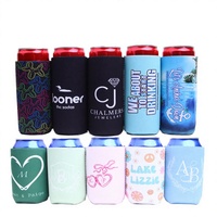 Manchon isotherme pour canettes de 16 oz, personnalisable avec logo, en néoprène haute densité de 5 mm, pour événements et promotion de marque