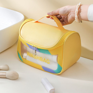 Toiletries Washbag Color Blocking Rectangle Zipper Closure <b>Hook</b> Type Everyday Use - Product Image 4