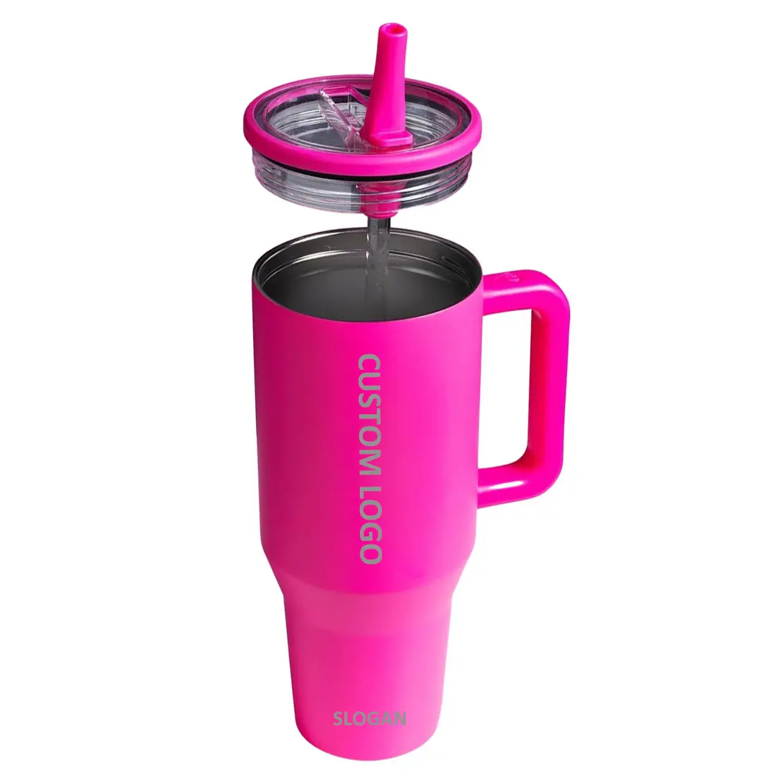 Factory 40oz Tumbler With Lid Straw Double Wall Insulated Vacuum Adventure Quencher Travel Mug