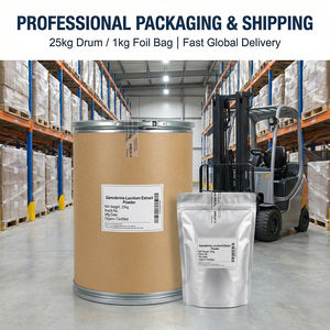 Extrait naturel de Ganoderma Lucidum à haute teneur en polysaccharides et triterpénides, qualité alimentaire, culture sauvage, soluble dans l'eau - Product Image 6