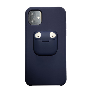 With <span class=keywords><strong>Earpods</strong></span> New Arrivals Liquid Silicone mobile phone bags Case Cover for <span class=keywords><strong>iPhone</strong></span> <span class=keywords><strong>6</strong></span>/6s/7/8 plus X/XS/XR/XS MAX/<span class=keywords><strong>iPhone</strong></span> 11 2020 - Product Image 3