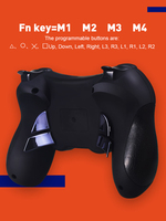 Manette de jeu sans fil DATA FROG Bt pour console PS4 Jeux pour Playstation Gamepad, PC/IOS Joystick à double vibration