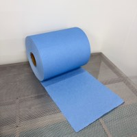 Blaue Vlies-Wischtücher-Rollen Weiche Langlebige Reinigungsrollen für die Pflege Empfindlicher Oberflächen