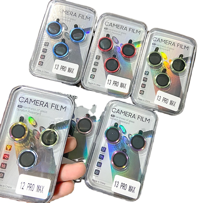 Новая Металлическая алюминиевая защитная пленка для объектива камеры для Iphone 11 12 13 14 Pro Max Защитная пленка для объектива камеры