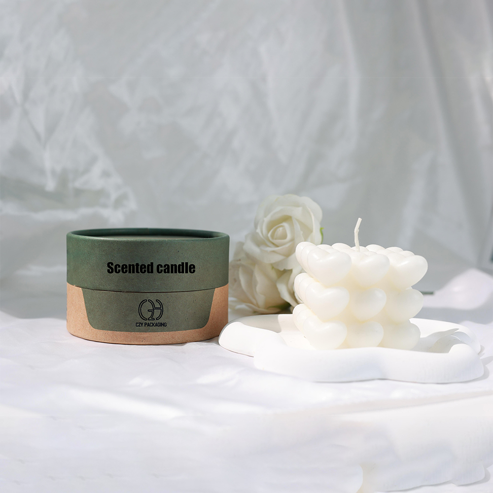 Factory Direct Customizable Disposable Eco-friendly Biodegradable Kraft Paper Tubes Stamping For Scented Candles Beauty Products
