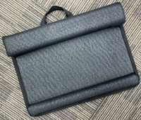 Meja Komputer Portabel TANKEE, Meja Laptop Modern dengan Slot Kartu, Nyaman, Kayu MDF, untuk Penggunaan di Rumah, Kantor, dan Sekolah