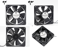 Ventilateur axial sans balais industriel EC 12025 à double roulement à billes, 100-240V, 120*120*25mm, pour châssis, boîtiers et armoires