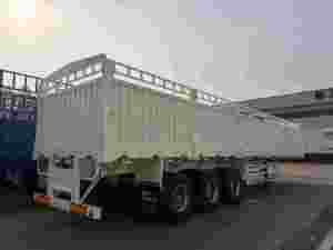 Clôture de semi-remorque de haute qualité pour le transport de marchandises et de bétail, transport d'animaux, transport de bovins, vente de remorque de camion d'<span class=keywords><strong>occasion</strong></span> - Product Image 6