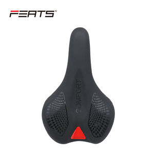 Sillín de <span class=keywords><strong>bicicleta</strong></span> Ferts con patrón de triángulo rojo Espuma de PU y espuma de poliuretano para uso en <span class=keywords><strong>bicicleta</strong></span> - Product Image 2