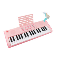 Clavier électronique portable léger en plastique durable BD-375 à 37 touches, jouet pour enfants avec microphone intégré et haut-parleur, accepte les commandes OEM