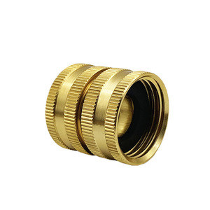 Connecteur de tuyau d'arrosage en laiton, fileté femelle 3/4 pouce, durable pour l'alimentation en eau des tuyaux en vrac - Product Image 4