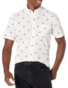 Nuovo stile basso MOQ camicia in popeline di alta qualità personalizzata da <span class=keywords><strong>uomo</strong></span> a manica corta Casual con stampa Standard - Product Image 3