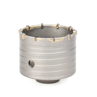 Scie cloche professionnelle de haute qualité en carbure de tungstène pour mur en béton, à pointe cruciforme, avec mandrin intégré SDS intégral